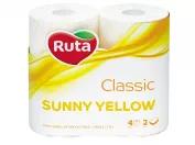Папір туалетний Ruta Classic 4 шт. жовтий фото